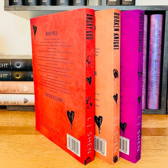 OOP / OG Pretty Reckless + Broken Knight + Angry God by L. J. Shen - Picture 9 of 10